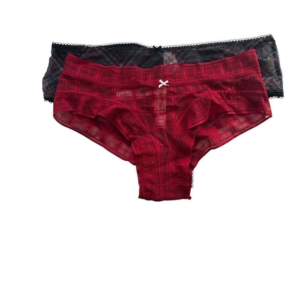 Victoria's Secret Red and Black Panties